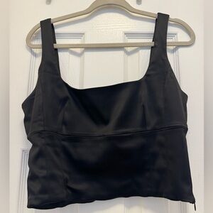 Wilfred Black Crop Top